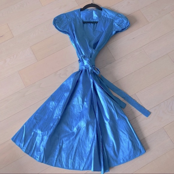 Calypso Signature Silk Wrap Dress Size 0 - Picture 4 of 5